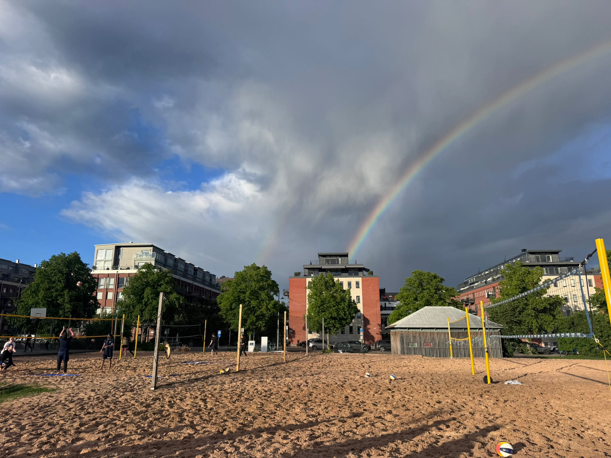 Beachvolleyboll på Ladugårdsgärdet, Stockholm